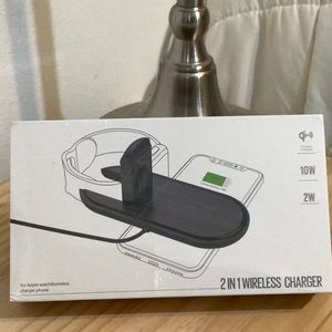 2 in 1 Wireless Charger for Apple Watches &Phones.
